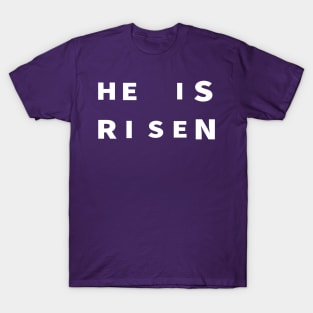 He Is Risen Cool Inspirational Christian T-Shirt